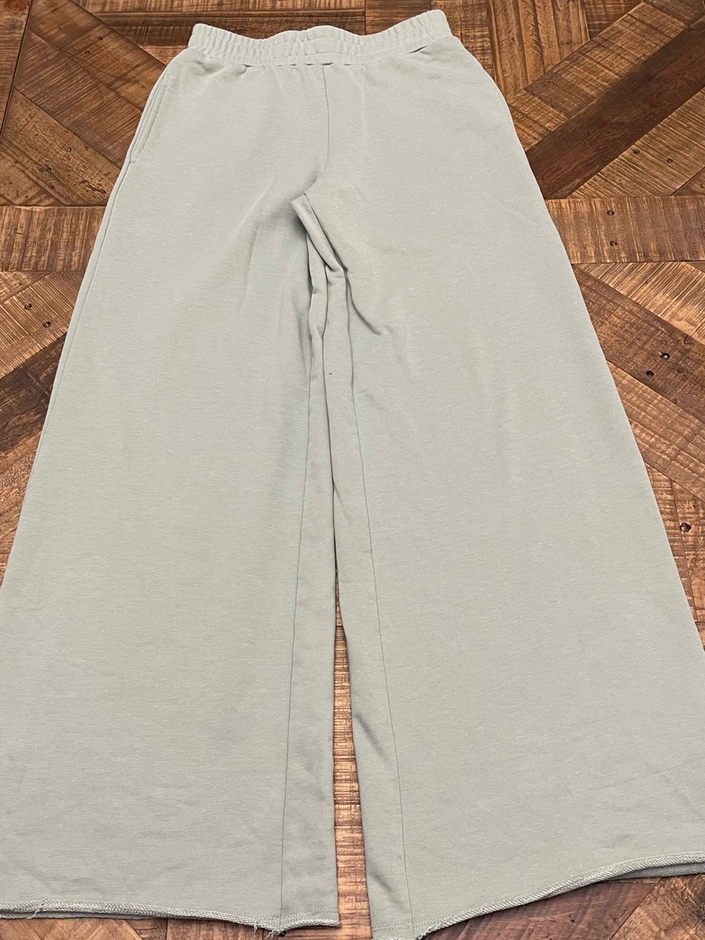 Mimosa Wide-Leg Pull-On Pants in Light Sage